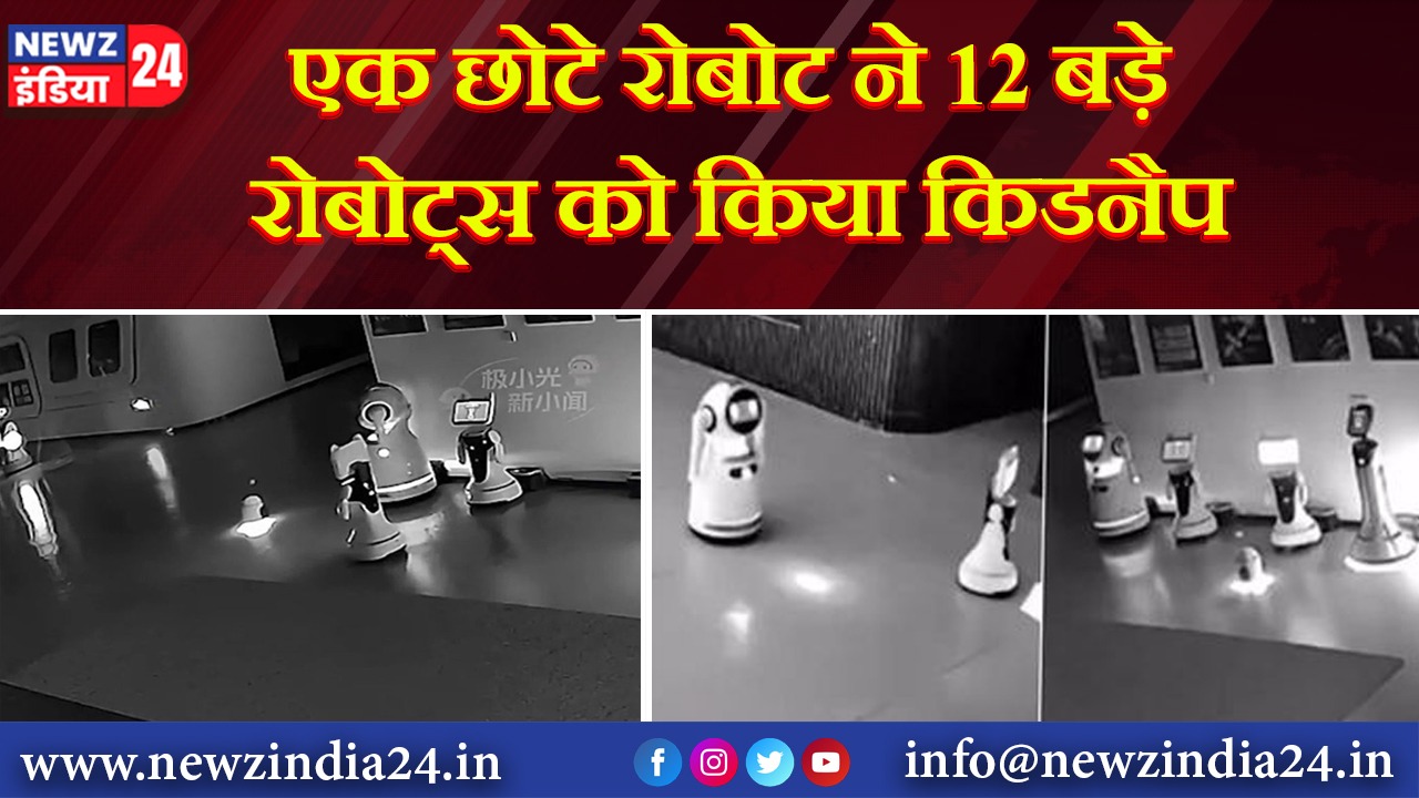 एक छोटे रोबोट ने 12 बड़े रोबोट्स को किया किडनैप |