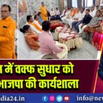 भभुआ में वक्फ सुधार को लेकर भाजपा की कार्यशाला