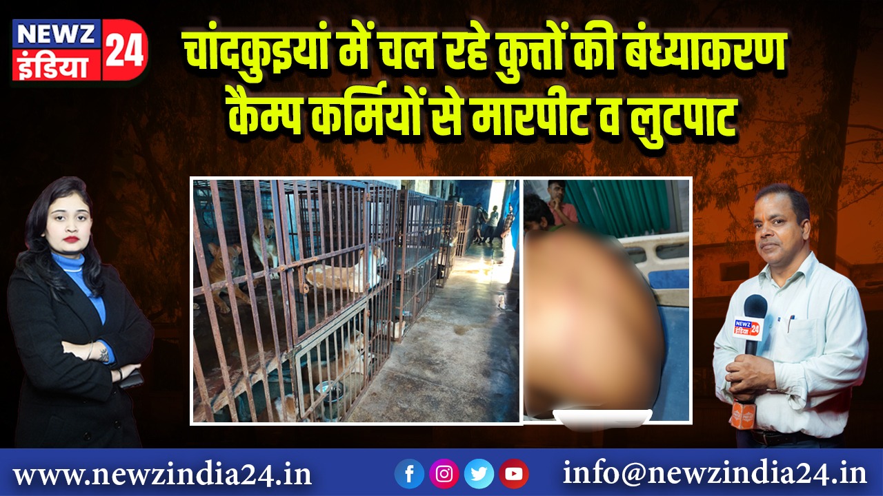 चांदकुइयां में चल रहे कुत्तों की बंध्याकरण कैम्प कर्मियों से मारपीट व लुटपाट |