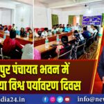 कुमारपुर पंचायत भवन में मनाया गया विश्व पर्यावरण दिवस