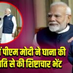 अकरा में पीएम मोदी ने घाना की उपराष्ट्रपति से की शिष्टाचार भेंट