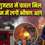 खेड़ा, गुजरात में चावल मिल के गोदाम में लगी भीषण आग | 
