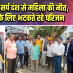 कैमूर में सर्प दंश से महिला की मौत, इलाज के लिए भटकते रहे परिजन