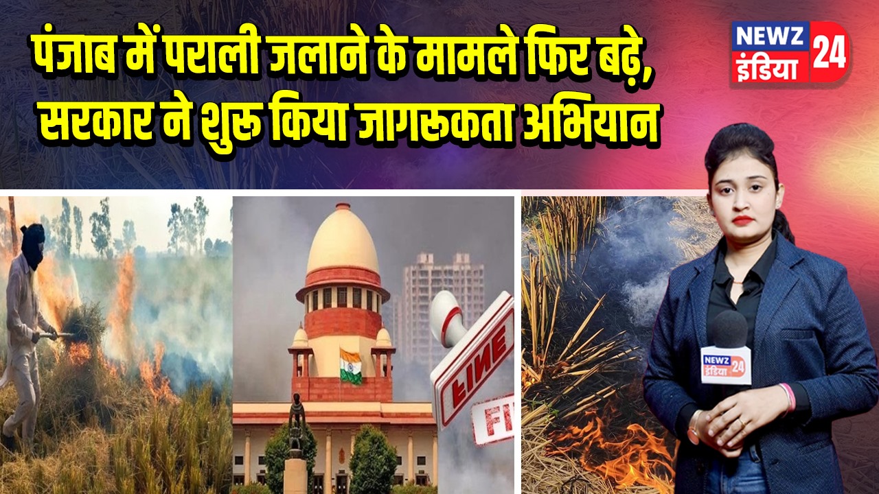 पंजाब में पराली जलाने के मामले फिर बढ़े, सरकार ने शुरू किया जागरूकता अभियान