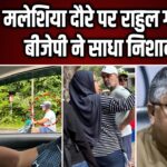 मलेशिया दौरे पर राहुल गांधी, बीजेपी ने साधा निशाना |