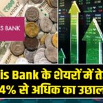 Axis Bank के शेयरों में तेजी, 4% से अधिक का उछाल