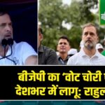 बीजेपी का ‘वोट चोरी प्लान’ देशभर में लागू: राहुल गांधी