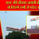 BSF की हीरक जयंती में ड्रोन ने तिरंगे रंगों से परेड सजाई