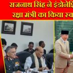 राजनाथ सिंह ने इंडोनेशियाई रक्षा मंत्री का किया स्वागत |