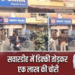 सवारडीह में डिक्की तोड़कर एक लाख की चोरी |