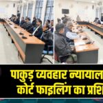 पाकुड़ व्यवहार न्यायालय में ई-कोर्ट फाइलिंग का प्रशिक्षण