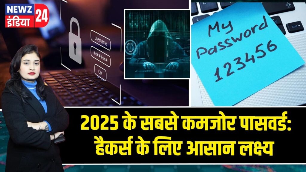 2025 के सबसे कमजोर पासवर्ड: हैकर्स के लिए आसान लक्ष्य