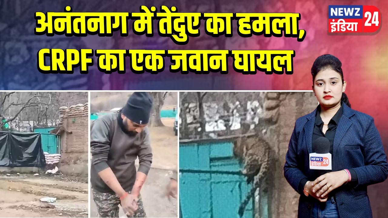 अनंतनाग में तेंदुए का हमला, CRPF का एक जवान घायल