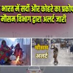 उत्तर भारत में सर्दी और कोहरे का प्रकोप, मौसम विभाग द्वारा अलर्ट जारी