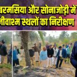 पाकुड़ के बरमसिया और सोनाजोड़ी में प्राचीन जीवाश्म स्थलों का निरीक्षण