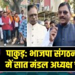 पाकुड़: भाजपा संगठन चुनाव में सात मंडल अध्यक्ष चयनित