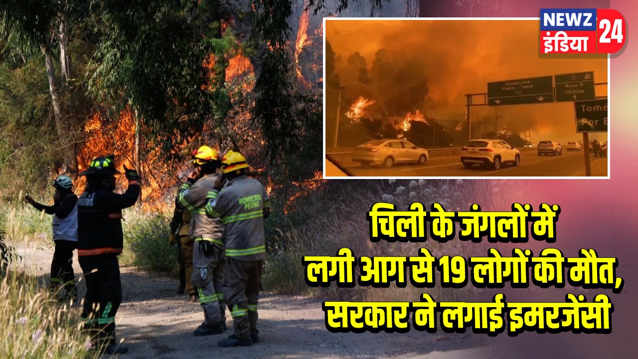 चिली के जंगलों में लगी आग से 19 लोगों की मौत, सरकार ने लगाई इमरजेंसी