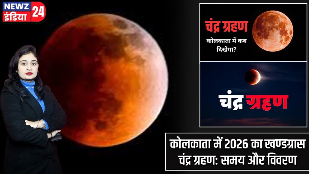 कोलकाता में 2026 का खण्डग्रास चंद्र ग्रहण: समय और विवरण
