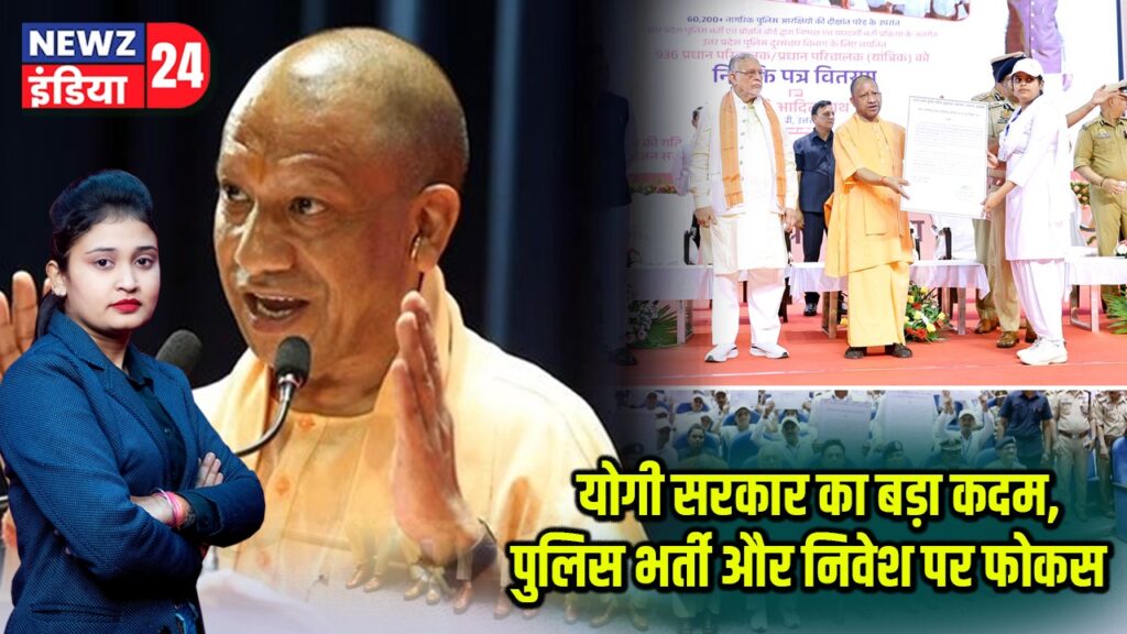 योगी सरकार का बड़ा कदम, पुलिस भर्ती और निवेश पर फोकस |