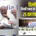 दिल्ली में विपक्षी एकता का शक्ति प्रदर्शन, 25 दल एक मंच पर