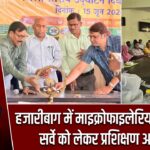 हजारीबाग में माइक्रोफाइलेरिया नाइट ब्लड सर्वे को लेकर प्रशिक्षण आयोजित