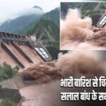 भारी बारिश से चिनाब उफान पर, सलाल बांध के सभी गेट खोले गए |