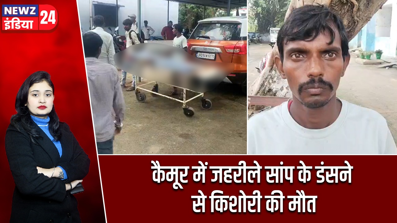 कैमूर में जहरीले सांप के डंसने से किशोरी की मौत
