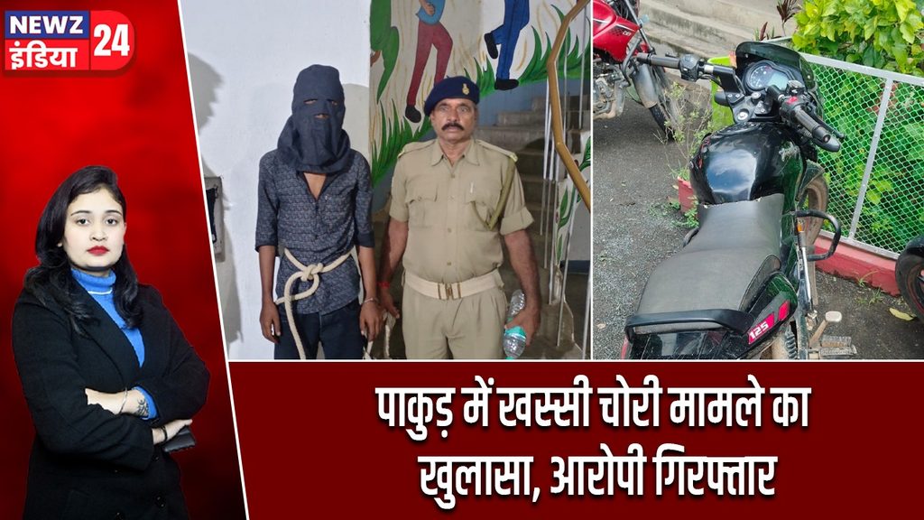 पाकुड़ में खस्सी चोरी मामले का खुलासा, आरोपी गिरफ्तार
